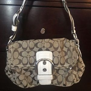 Coach Signature C Handbag w/Braided Shoulder Strap